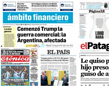 Tapas de diarios del martes 24 de enero de 2017