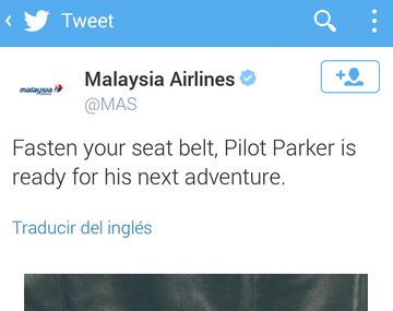 El desafortunado tuit de Malaysia antes del vuelo MH17