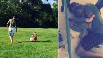 marcelo y lolo tinelli, inseparables: tardes de futbol ¡y colecho en la cuna! marcelo y lolo tinelli, inseparables: tardes de futbol ¡y colecho en la cuna!