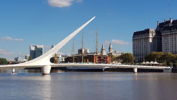Se reinaugurará el Puente de la Mujer de Puerto Madero: cuándo
