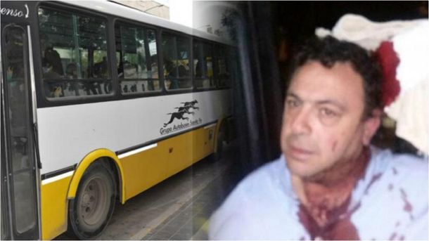 Otra vez agredieron salvajemente a un colectivero