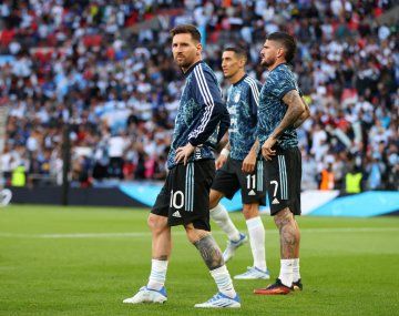 VIDEO: Así llegaba la Selección Argentina al estadio Wembley