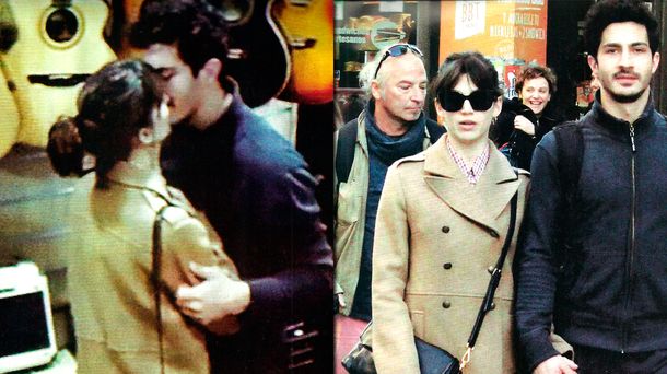 El Chino Darín, a los besos con su nueva novia española, Úrsula Corberó