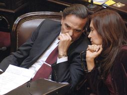 Miguel Ángel Pichetto y Cristina Kirchner