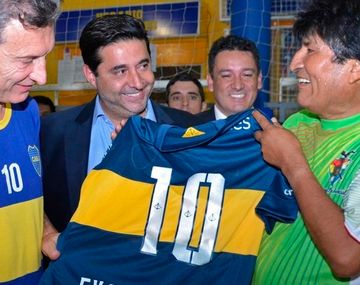 La chicana de Evo Morales a Macri por la derrota de Boca en el Superclásico