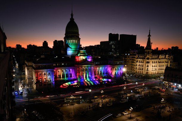 Marcha del Orgullo al Congreso contra los travesticidios y por la aparición de Tehuel