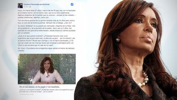 La carta de Cristina Kirchner a Macri La carta de Cristina Kirchner a Macri