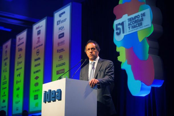 Scioli adelantó quién sería el presidente del Banco Nación en su gobierno