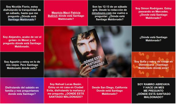 ¿Dónde está Santiago Maldonado?