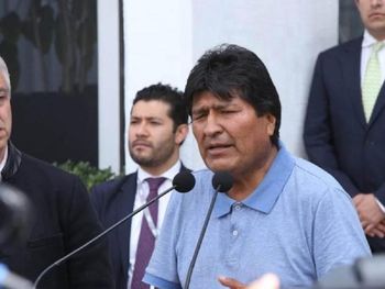 Evo Morales en México