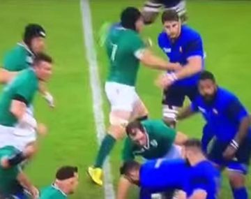 La sacó barata: sancionaron con un partido al irlandés que pegó una piña