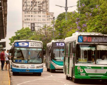 Los colectivos se pagaban con monedas.