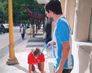 La insólita apuesta que tuvo que cumplir un hincha del Rojo