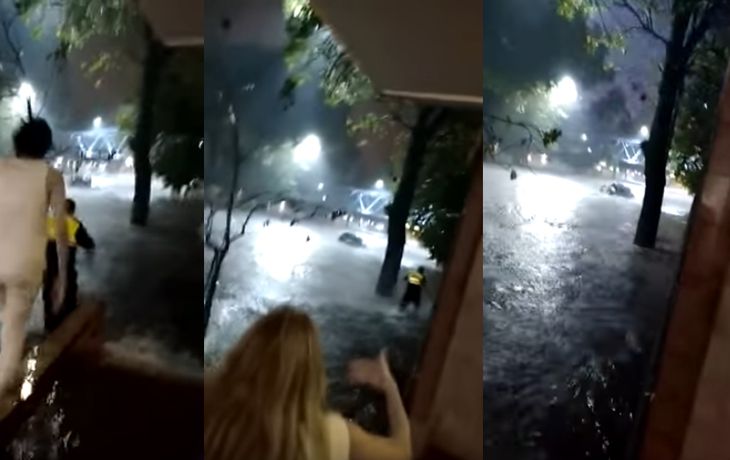 Policía rescata a una familia