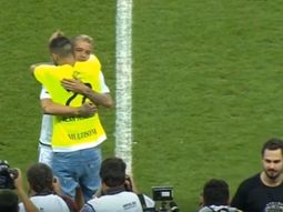 El argentino se mostró muy emocionado al encontrarse con Ruschel El argentino se mostró muy emocionado al encontrarse con Ruschel