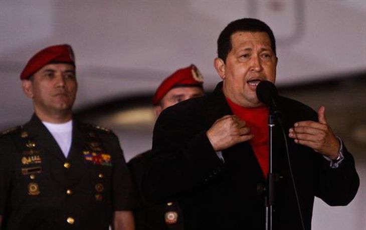 Hugo Chávez regreso a venezuela