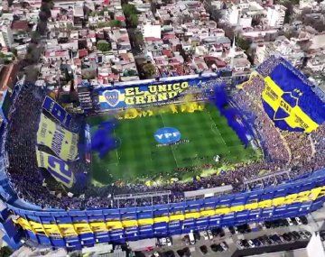 Así fue el recibimiento de los hinchas de Boca para el Superclásico