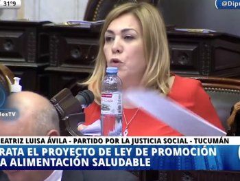 El etiquetado negro remite a la idea de muerte, advirtió una diputada macrista
