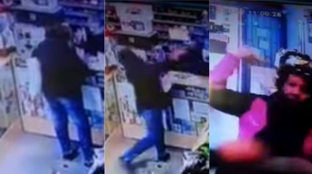 una clienta le tiró el control remoto&nbsp;