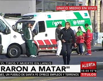 Mataron a un custodio a balazos e hirieron a otro en Lanús