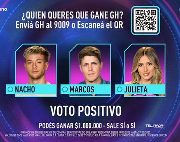 Últimas horas: cómo votar gratis al nuevo ganador de Gran Hermano