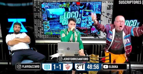 Viral: la reacción de Duka en la cara de Flavio Azzaro, en la agónica eliminación de Racing