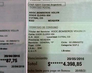Bomberos debieron pagar 4.400 pesos