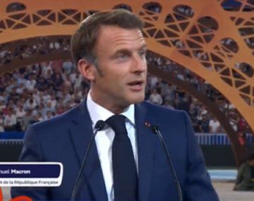 Tremendo abucheo a Macron en la inauguración del Mundial de Rugby