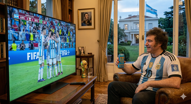 Encuesta reveladora: ¿Javier Milei gana votos si la Selección Argentina triunfa en el Mundial 2026?