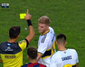 San Lorenzo vs Boca: la  patada de Sández que pasó de roja a amarilla