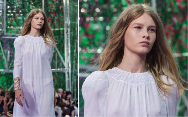 Una popular casa de moda contrató a una modelo de sólo 14 años