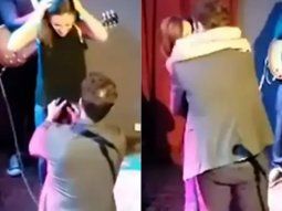 Video: Carolina Amoroso recibió una romántica propuesta de casamiento