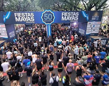 Fiestas Mayas, Running en Palermo.