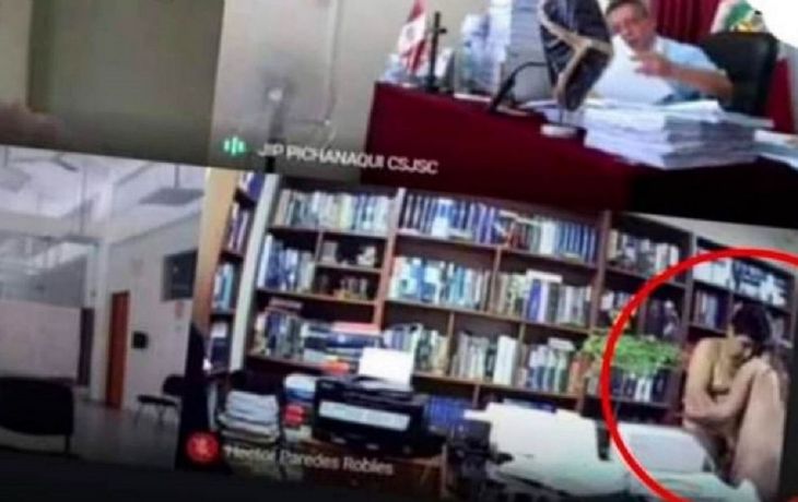 Un abogado tuvo sexo con una clienta en plena audiencia por Zoom