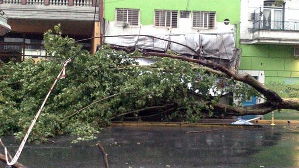 Mirá las imágenes y los videos del fuerte temporal que azotó a la provincia de Buenos Aires