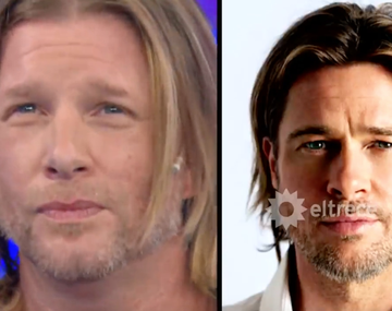 Los memes del bizarro doble de Brad Pitt en el programa Guido Kaczka que hizo explotar las redes