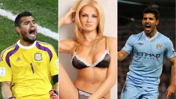 escandalosa guerra vintage entre el kun agüero y sergio romero por eliana guercio escandalosa guerra vintage entre el kun agüero y sergio romero por eliana guercio