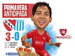 el clasico del clasico: las cargadas de independiente a racing tras la goleada el clasico del clasico: las cargadas de independiente a racing tras la goleada