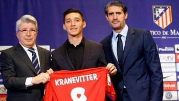 presentaron a kranevitter en el atletico: usara la camiseta nº8 presentaron a kranevitter en el atletico: usara la camiseta nº8