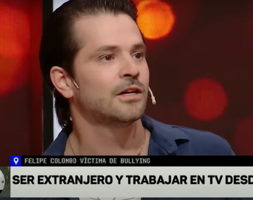 Bullying: la lesión en zona íntima de Felipe Colombo  que le hicieron por ser actor