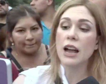 Lilia Lemoine fue a la marcha por el delivery asesinado en Moreno y cantaron para que se vaya