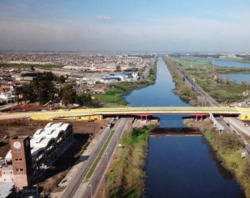 Las imponentes imágenes del nuevo puente que conecta Lanús con la Ciudad