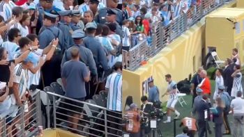 Se conoció un video de la final que muestra a jugadores de la Selección Argentina discutiendo con la seguridad
