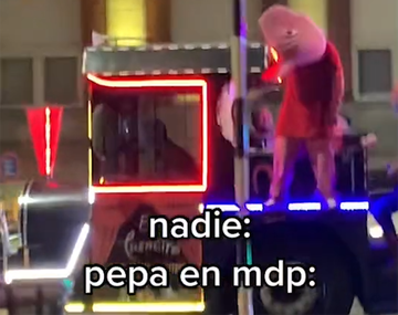 Peppa Pig se picó en Mar del Plata