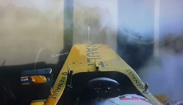 VIDEO: Mirá el choque en la curva más temida de la F1