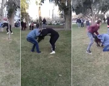 Festejaron el Día del Amigo a las trompadas