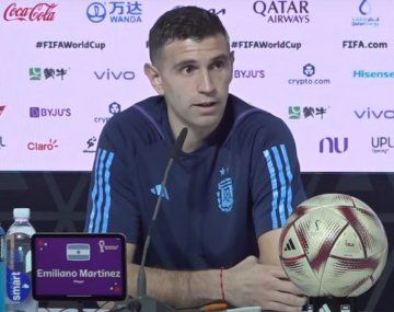 Dibu Martínez en la previa de la final: Al mejor lo tenemos nosotros