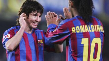 Ronaldinho contó cómo descubrió a Messi en Barcelona