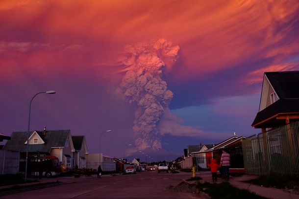 Declaran alerta amarilla en Chubut por las cenizas del volcán Calbuco