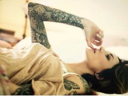 Candelaria Tinelli, modelo de su marca de ropa